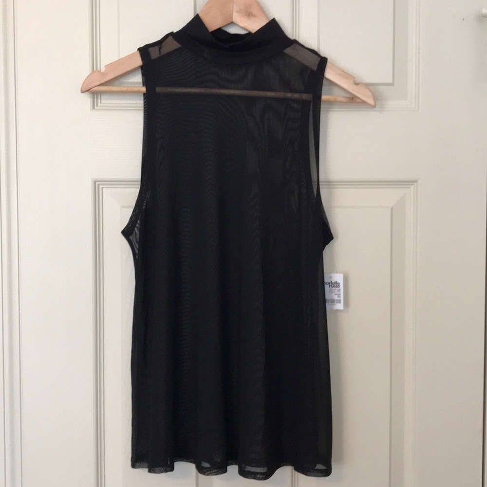 NWT Charlotte Russe Sheer Muscle Tank